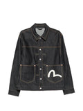 EVISU Seagull-motif denim jacket
