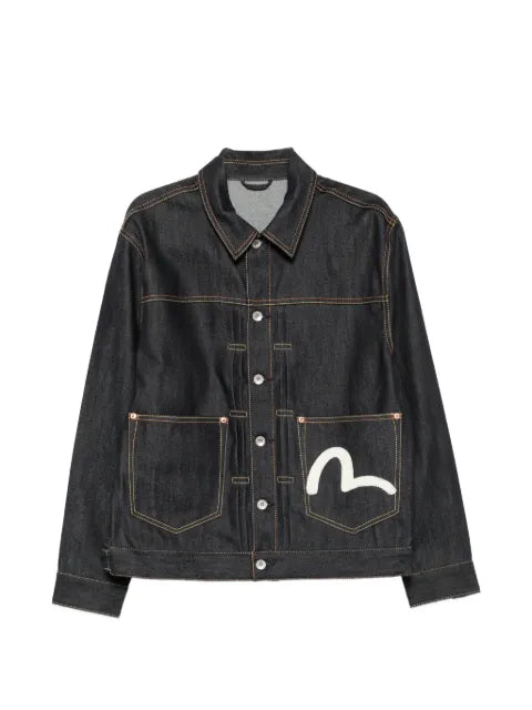 EVISU Seagull-motif denim jacket