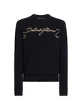 Dolce & Gabbana smooth-knit pullover with embroidery