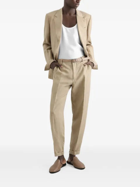 Dolce & Gabbana Martini Light single-breasted linen jacket
