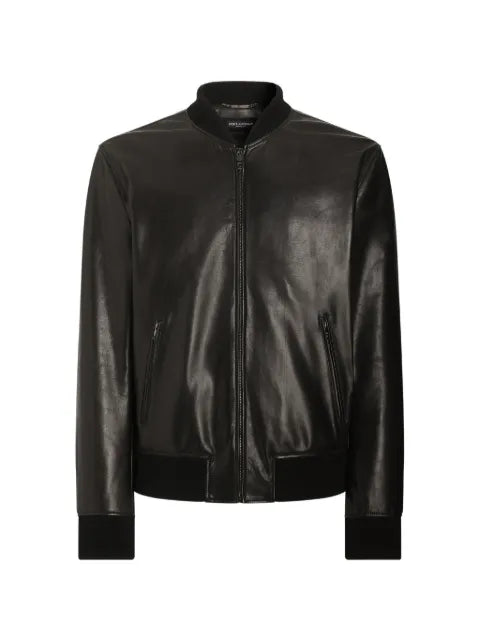 Dolce & Gabbana calfskin bomber jacket