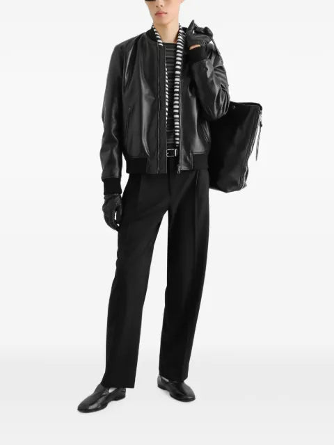 Dolce & Gabbana calfskin bomber jacket