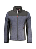 NORWAY 1963 panelled marl-texture jacket