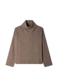 SANDRO ribbed wool and cashmere jumper