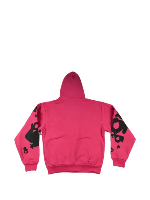 SP5DER Beluga zip-up hoodie