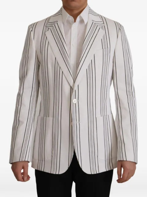 Dolce & Gabbana pinstripe single-breasted blazer