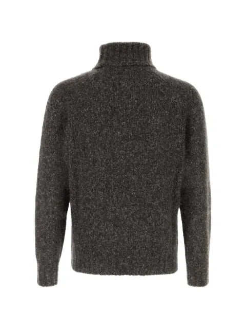 Brunello Cucinelli melange roll-neck sweater
