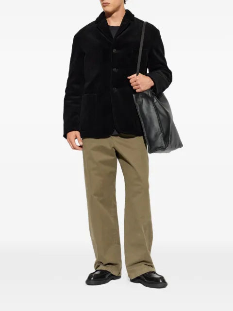 Jil Sander corduroy button-up blazer