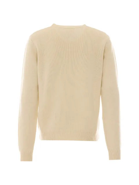 A.P.C. logo-embroidered wool sweater