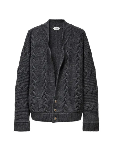 Versace wool & cashmere knit cardigan