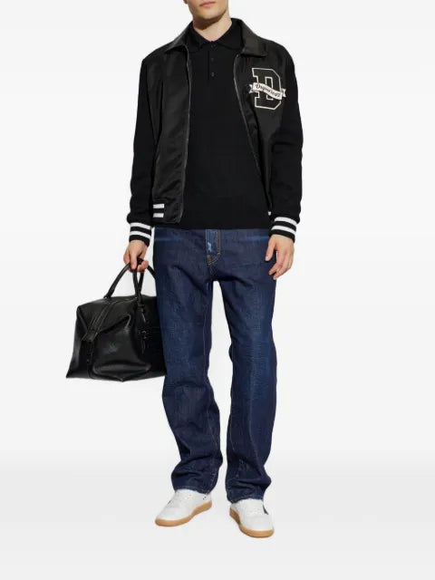 DSQUARED2 button-down polo-collar sweater