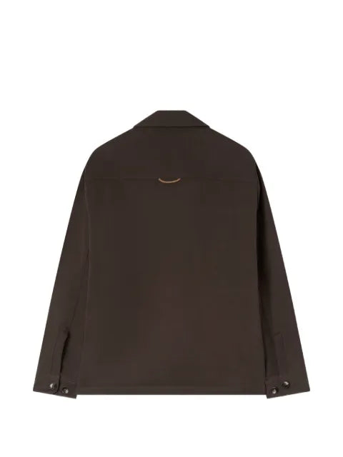 RETORI Sahariana pocket-details linen jacket