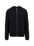 Rick Owens Lido zip-up knitted hoodie