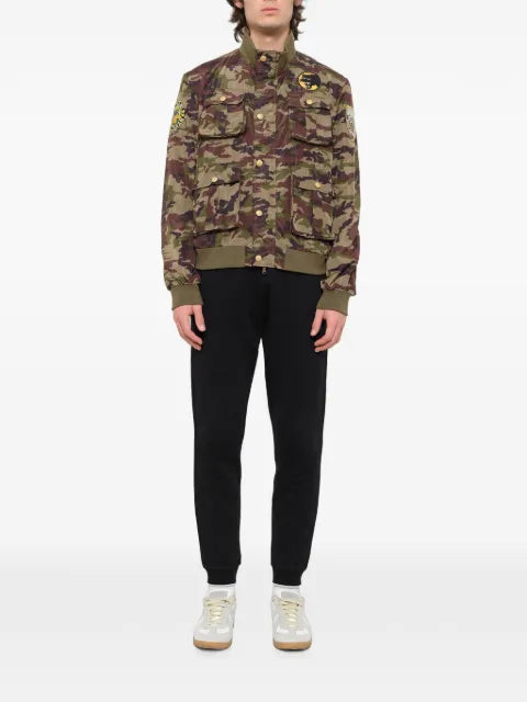 History Repeats camouflage-print patch-detail jacket