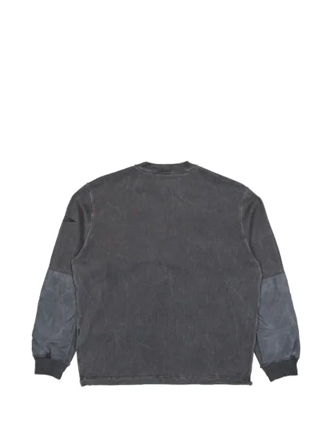 Stone Island Compass-logo panelled sweatshirt