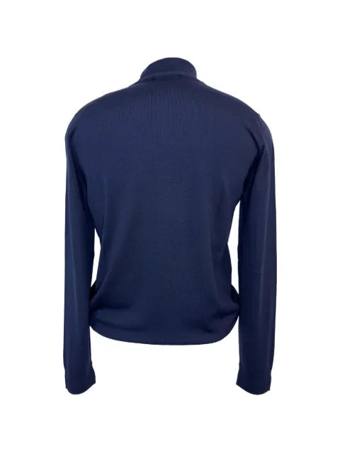 Luciano Barbera quarter-zip wool sweater