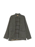 Uma Wang frog-fastening virgin wool jacket