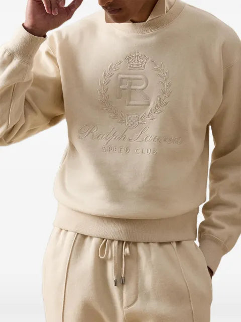 Ralph Lauren Purple Label logo-embroidered Speed Club sweater