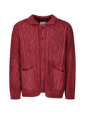 FOUND cable-knit buttoned cardigan