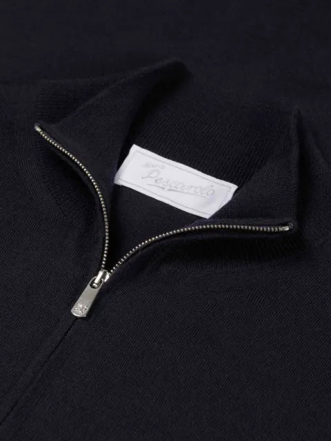 Marco Pescarolo half-zip knitted sweater