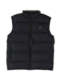 Fred Perry quilted logo-embroidered gilet