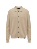Fay ribbed-knit button-up sweater