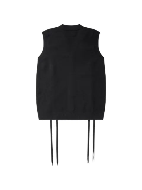 Simone Rocha lace-up button-down vest