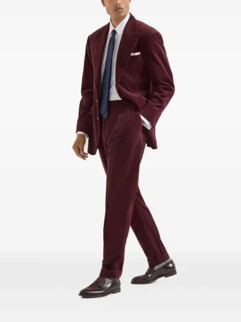 Brunello Cucinelli comfort cotton and cashmere corduroy Cavallo Tailor blazer