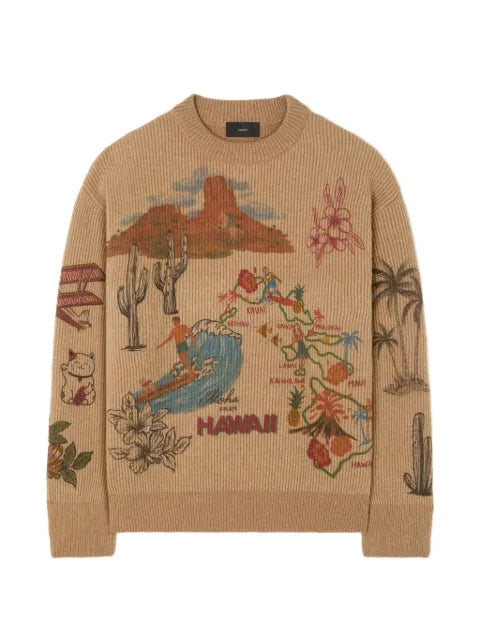 Alanui Decade graphic-print sweater