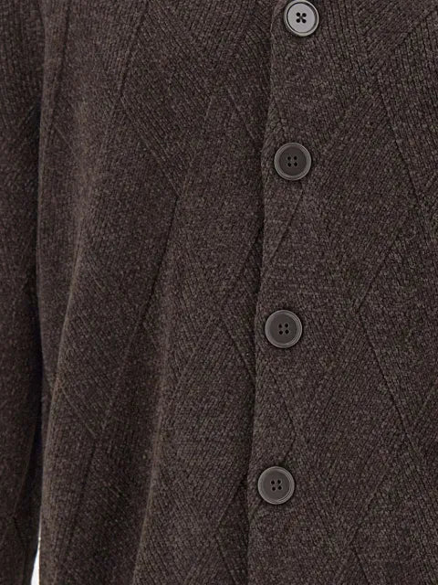Emporio Armani textured-knit cardigan