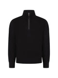 Parajumpers Basic Scoe quarter-zip ribbed-trim sweater
