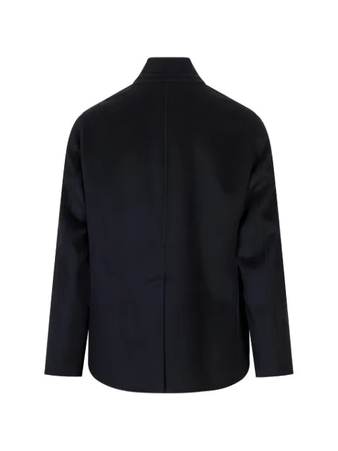 Montecore button-up stand-collar jacket