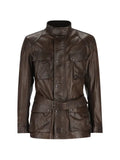 Belstaff Trialmaster belted leather jacket