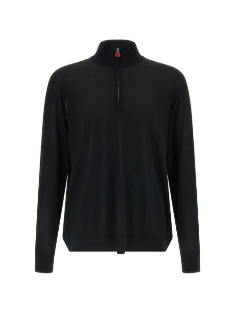 Kiton half-zip wool sweater