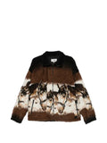 MM6 Maison Margiela horse-print zip-up cardigan