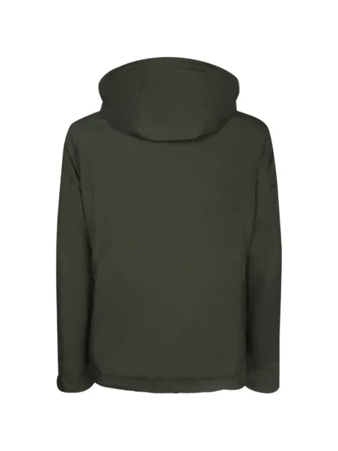 Moorer Albini hooded zip-up jacket