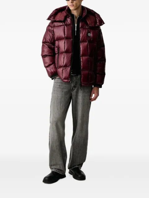 Armani Exchange quilted hooded jacket