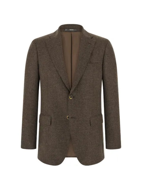 Boggi Milano blazer micro patterned wool cashmere
