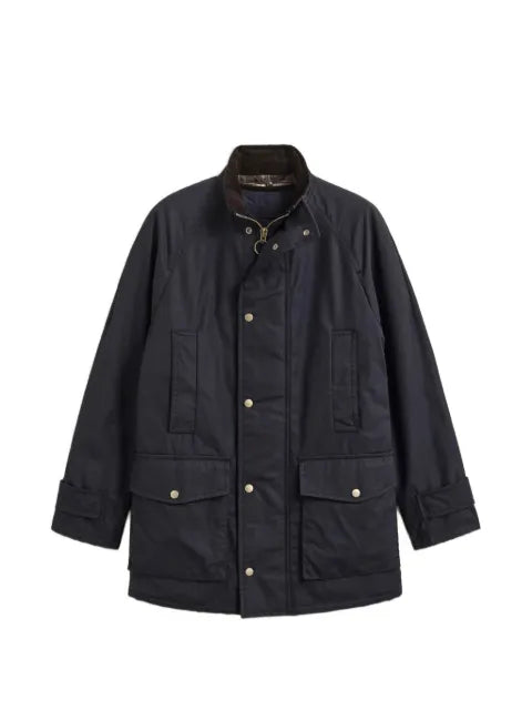 Gant raglan-sleeve corduroy-collar jacket
