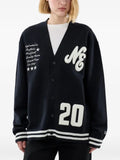 NEW ERA CAP Heritage logo-patch button-up cardigan