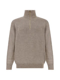 Paul & Shark half-zip ribbed-knit sweater