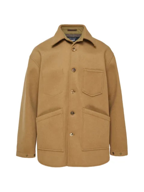 Comme des Garçons Homme button-up patch-pocket jacket