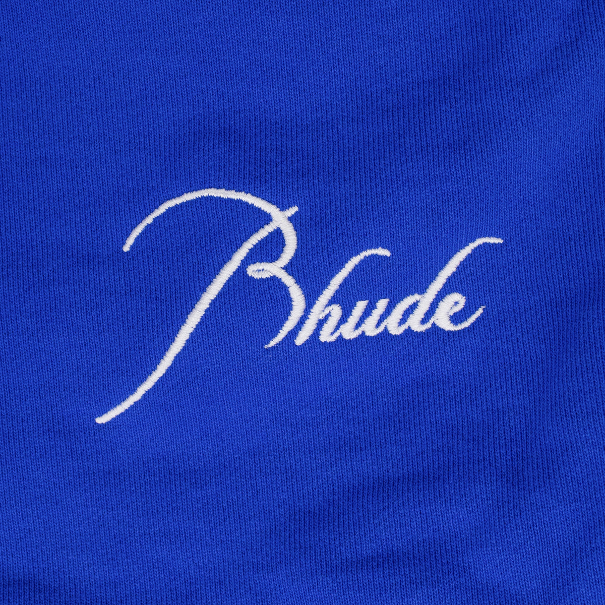 Blue Script Logo Terry Sweatpants