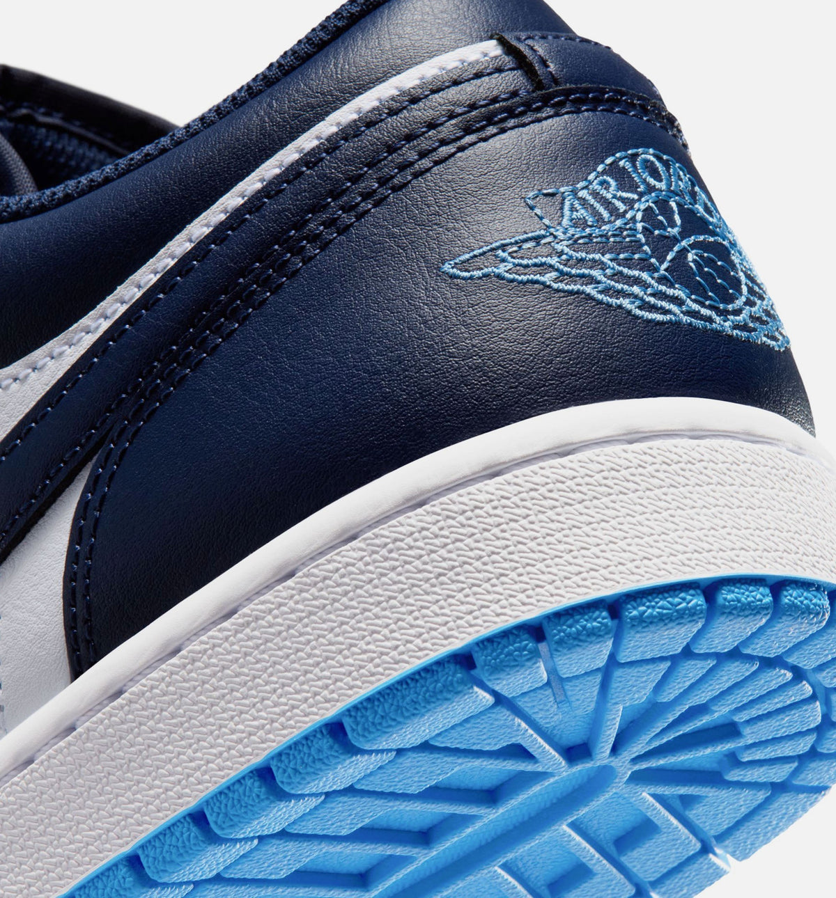 Air Jordan 1 Low Men's Sneakers | Midnight Navy/University Blue/White