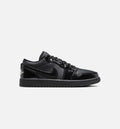 Air Jordan 1 Low "Patent Elephant" Women's Lifestyle Shoe - Black / White / Metallic Silver