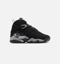 Air Jordan 8 Retro 'Chrome' Grade School - Black/White/Light Graphite