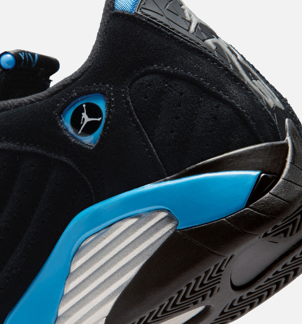 Air Jordan 14 Retro Black University Blue Grade School Lifestyle Shoe – Black/White/University Blue