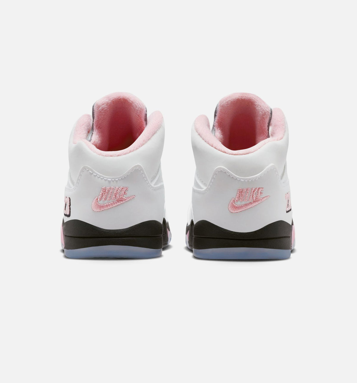Air Jordan 5 Retro Medium Soft Pink Infant/Toddler Lifestyle Shoes - White/Black/Medium Soft Pink