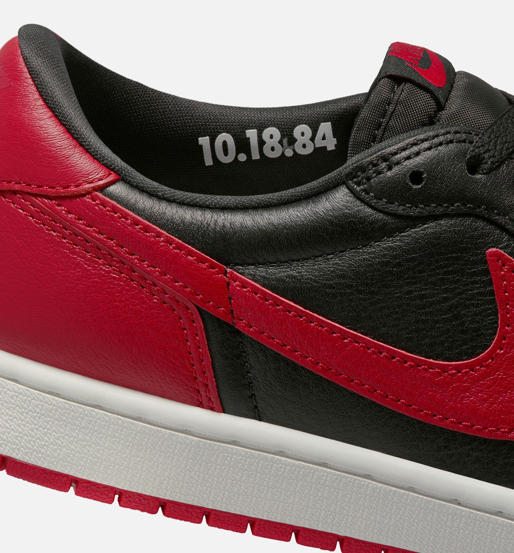 Air Jordan 1 Retro Low OG Banned | Men's Lifestyle Shoe | Black/Varsity Red/Summit White