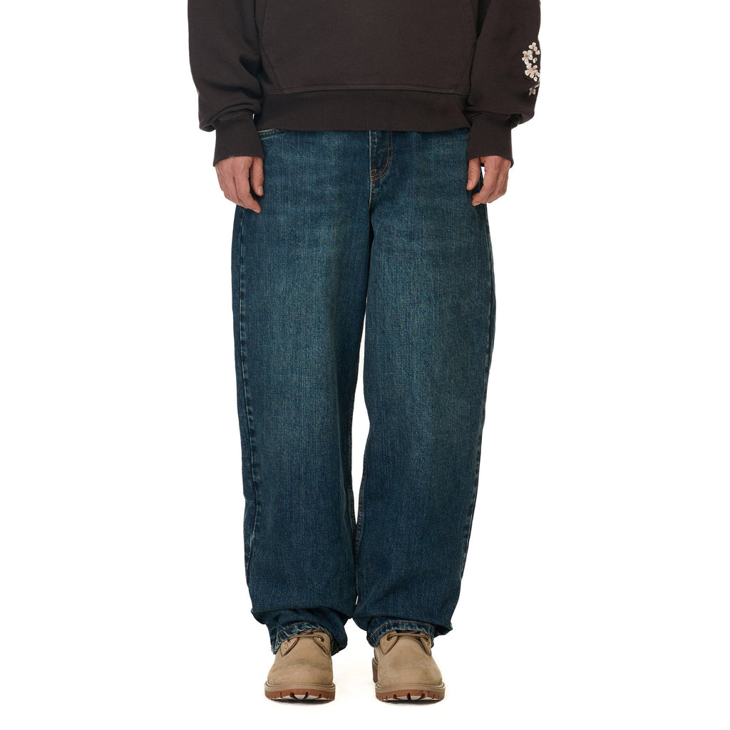 "yakuza" indigo washed Denim